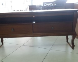 Rack Mod. Versalhes CL-1051 150x45x69 Rack de madeira modelo versalhes